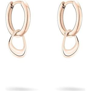 Liebeskind Berlin LJ-1564-E-20 IP oorbellen roségoud, 1,8 cm, Roestvrij staal, Geen edelsteen