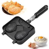 Non-stick wafelijzer aluminium bakvorm cake bakvormen met 2-zijdige visvorm non-stick bakvormen wafel cake maker pan