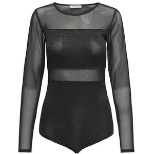 Only - Esther Glitter - Bodysuit - Lange Mouwen