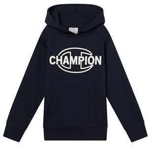 Champion - Authentic Athletic Apparel - Sweatshirt - Marine/Wit - Capuchon