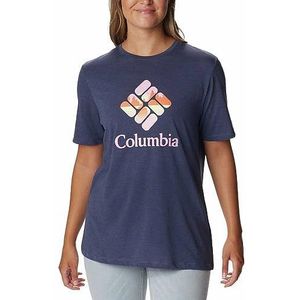 Columbia Bluebird Day T-shirt voor dames, casual, met ronde hals