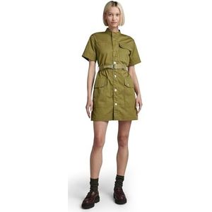 G-STAR RAW Utility jurk voor dames, donkergroen (Smoke Olive D23003-d310-b212), M