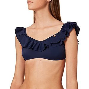 Sylvie Flirty Swimwear Ban bikinitop voor dames, blauw (Mare Blue 4977)., 80B