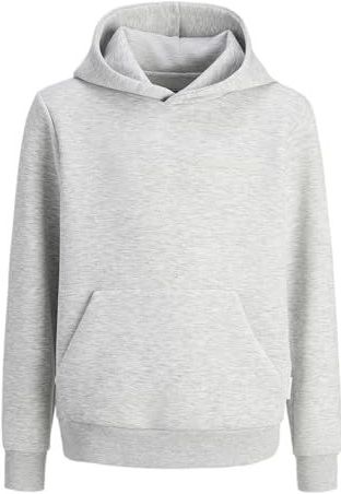 JACK & JONES Junior Jcofusion Scuba Sweat Hood Jnr, lichtgrijs gem., 152