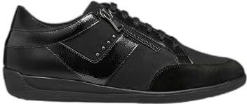 Geox D Myria C Sneakers voor dames, zwart, 39 EU