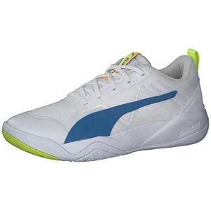 PUMA Unisex Eliminate PRO Indoor Hofschoen, W-Blauw-Geel-Citrus, 9.5 UK