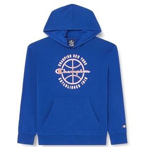 Champion Legacy Modern Basket B-Spring Terry sweatshirt met capuchon voor kinderen en jongens, NACHT BLAUW, 13-14 jaar