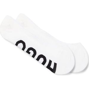 HUGO - Huissokken - Katoenrijke Stretchmix - Contrastlogo's