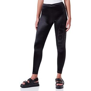 Love Moschino Casual broek voor dames met dierenprint, zwart, M