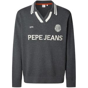 Pepe Jeans Pablo gebreide kleding, grijs (donkergrijs gemêleerd), XL, grijs (donkergrijs gemêleerd), XL