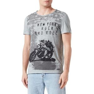 KEYLARGO Heren T-shirts MT Cafe Racer Round, Vervagen Moss (1541), S