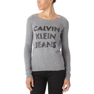 Calvin Klein Jeans dames truien, grijs (M94), 36