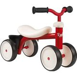 Smoby - Rookie loopfiets - Rood - Retro design voor meisjes - Afmetingen 52 x 30 x 38 cm - Vanaf 12 maanden