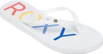 Roxy - Sandy - Teenslippers - White/Rainbow Monogram - Synthetisch