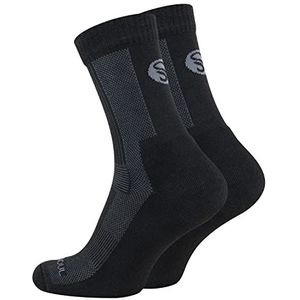 STARK SOUL Merino sokken, dames en heren trekkingsokken van merinowol, (1 of 3 paar) functionele sokken, 1 paar zwart, 35/38 EU