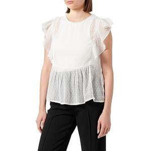 TILDEN Damesblouse zonder mouwen, wolwit, M