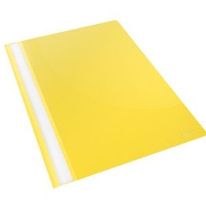 Esselte A4 Plastic rapportbestanden, Pack van 25, 160 vel capaciteit, VIVIDA Geel, VIVIDA-bereik, 15383