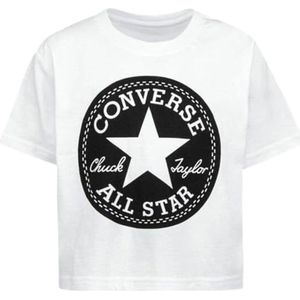 Converse T-shirt met korte mouwen voor kinderen, wit