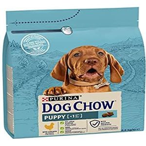 Purina Dog Chow Puppy Puppy met kip, 4 verpakkingen à 2,5 kg