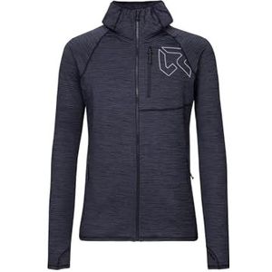 Rock Experience REMC02521-O007 Mega Bit Hoodie Man Fleece Heren Lange Mouwen Caviar Melange XXL