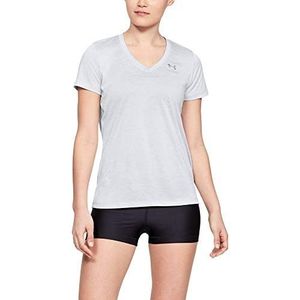 Under Armour Tech korte mouw V - Twist, dames T-shirt gemaakt van 4-weg stretchstof, ultralicht en ademend hardloopkleding Dames