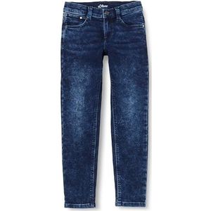 s.Oliver Junior Jongens Jeans Broek, Pelle Straight Leg Blue 110, blauw, 110 cm