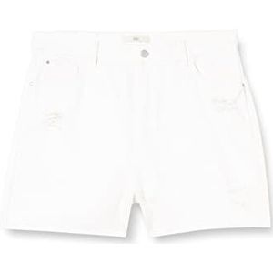 edc by Esprit Dames 052CC1C305 Denim Shorts, 100/WIT, 25, 100/Wit, 52