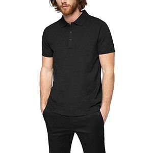 ESPRIT Collection Poloshirt voor heren, zwart (black 001), XXL