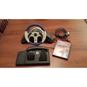 Playstation 2 - Stuurwiel + pedaal MicroCon (MC)