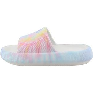 Tom Tailor Dames 7490230004 schuifsandalen, multi, 37 EU, Meerkleurig, 37 EU