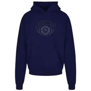 AMERICAN COLLEGE USA Sweatshirt met capuchon voor kinderen, Garçon Fille, uniseks, Navy Blauw, 14 Jaar