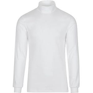 Trigema - TRIGEMA - Colshirt - Wit - Lange Mouwen