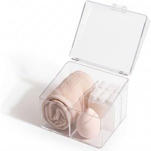 COSMETIC CLUB, SC0697, Essentiële Make-upset met Accessoires, Diverse Kleuren, Compact en Licht, Perfect om Cadeau te geven - Maat 12, Transparante Kleur