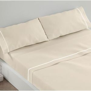 Burrito Blanco Beddengoedset, beige 685, voor bedden met 120 cm breedte (+ beschikbare maten), beddengoed 120 cm, individueel bed 120 cm