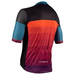 Nalini 02998001100C000.10 Bas Classica Jersey Heren T-Shirt Paars TISCALI/rood/zwart S, Violet Kiscali/Rood/Zwart, S