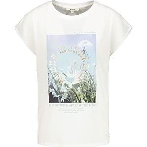 Garcia Dames T-shirt met korte mouwen, gebroken wit, XXL, off-white, XXL