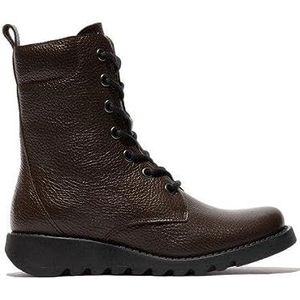 Fly London Silf015fly Combat Boot dames, Kastanje, 37 EU