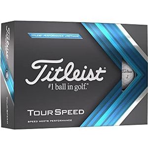 TITLEIST T4052S Tour Speed-golfbal, met, één maat,Kleur: wit