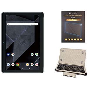 [TALIUS spaarpak]: Tablet 10,1"" Zircon 1016 4G, RAM 4Gb, 64Gb, Android 9.0 + hoes met bluetooth-toetsenbord CV-3007 + displaybeschermfolie