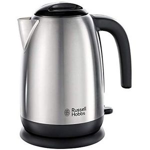 Russell Hobbs 23911 Adventure Opgepoetste roestvrijstalen elektrische waterkoker Open handvat, 3000 W, 1,7 liter