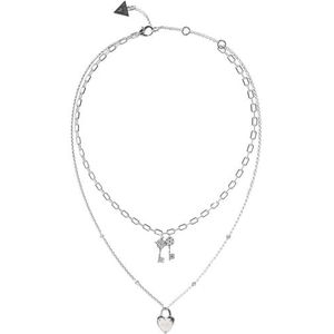GUESS - All You Need Is Love - Ketting - Zilver - Staal