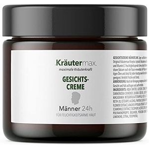 Gezichtscrème voor mannen, vochtinbrengende crème voor gezichtsverzorging, ook als aftershave heren, 1 x 100 ml