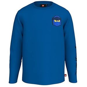 LEGO Ninjago LWTaylor 105 T-shirt met lange mouwen voor jongens, 557 blauw, 92 kinderen