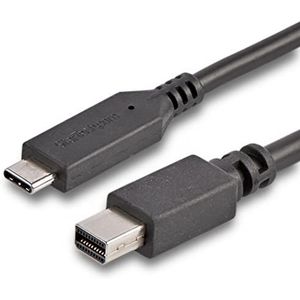 StarTech.com 1,8 m USB-C naar Mini DisplayPort kabel - USB C naar mDP kabel - 4K 60Hz - zwart (CDP2MDPMM6B)