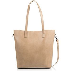Firenze Artegiani Bolso Shopping Bag De Mujer Piel Auténtica Dollaro schoudertas, 37 centimeter, bruin (Marrón Claro) (bruin) - FA001981
