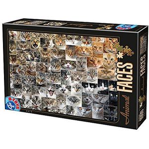 Unbekannt Puzzel 1000 stukjes - collage - katten