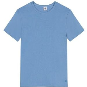 Petit Bateau T-shirt met korte mouwen voor dames, Blauw, XXS