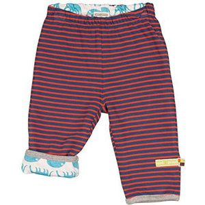 Loud + Proud Unisex - babybroek omkeerbare broek, blauw (ultramarijn ul/rood), 62/68 cm