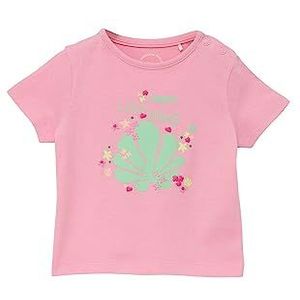 T-shirt met korte mouwen, roze, 68 cm