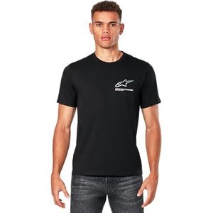 Alpinestars Sequel Csf Tee T-shirt Heren Korte Mouw Sportstijl Zwart XL, zwart, XL